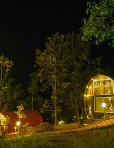 staycase of best family resort in wayanad